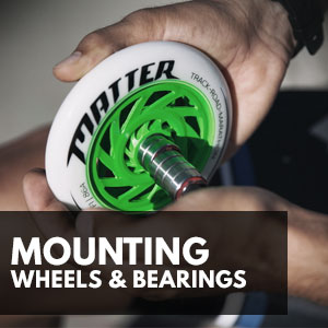 Mounting wheels to inline skates at der-rollenshop.de