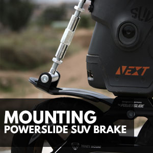 Instructions for mounting the Powerslide SUV brake