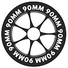 90mm Wheels