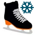 Ist Schlittschuhlaufen Inlineskating auf dem...
