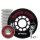 Base Hockey Wheel and Bearing Kit 72mm/84a + CW Abec7 bearings