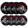 Base Hockey Wheel and Bearing Kit High/Low + CW Abec7 bearings
