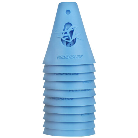 Powerslide Inlineskate Slalom-Pylonen/Cones 10er-Pack Blau