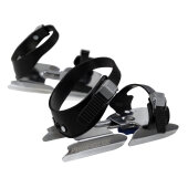Powerslide Gleitschuh Kinderschlittschuh Rutscherla 2 (silber/schwarz)