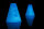 Powerslide Inlineskate Slalom-Pylonen/Cones 10er-Pack Fluoriszierend