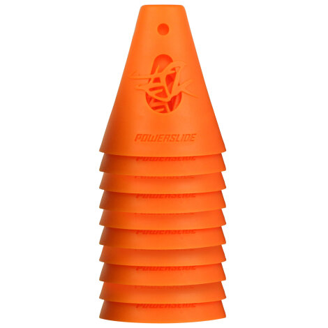 Powerslide Inlineskate Slalom-Pylonen/Cones 10er-Pack Orange
