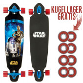 Powerslide Longboard Star Wars Droid Dropthrough inkl. GRATIS Kugellager-Set