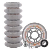 Movemax Wheel and Bearing Kit 76mm + Niro Set (8 Pack)