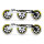 Rollerblade 3WD Marathon Pack 12,6" inkl. 3xHydrogen 125/85a
