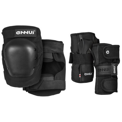 Ennui Skate Schützer-Set Aly Dual Pack schwarz XL