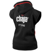 Chaya Sleeveless Hoodie (Zip Vest) schwarz M