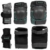 Powerslide Inline Skate Protective Gear Pack Standard Women (black/turquoise) L