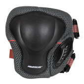 Powerslide Schützer-Set Inlineskate PRO Series Damen (schwarz/grau/pfirsich) XL