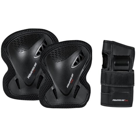 Powerslide Schützer Set Inlineskating ONE Basic (schwarz) XL