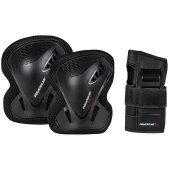 Powerslide Schützer Set Inlineskating ONE Basic (schwarz) XL
