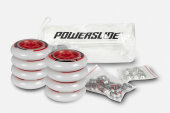 Powerslide Inline Skate Wheels One Complete 100mm - (8-pack)