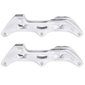 Powerslide Elite Casted Aluminium Trinity Schiene (weiß) 3x110