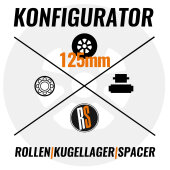 125mm Inline Skate Rollen Set-Konfigurator