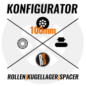 100mm Inlineskate Rollen Set-Konfigurator