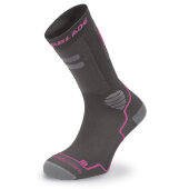 Rollerblade High Performance Socken Women (Dunkelgrau/Pink) S (35 - 38)