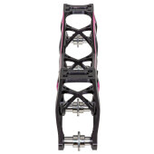 Powerslide Racing Schiene 3X4 - 3x110/1x100mm - 12.8 (Titanium/Pink)