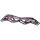 Powerslide Racing Schiene 3X4 - 3x110/1x100mm - 12.8 (Titanium/Pink)