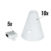 Powerslide Cones LED 10-Pack, Grün