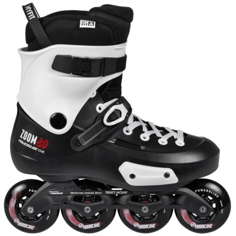 Powerslide Inlineskates One Zoom 80 (Schwarz/Weiß) 45-46