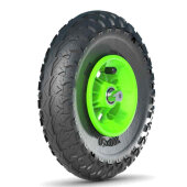 Skike spare wheel Major Grip 200mm (green) - reverse lock