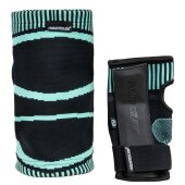 Powerslide Inlineskate Schützerset Onesie Dual Pack schwarz/türkis