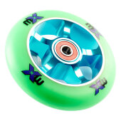 Micro Stuntscooter Wheel Metalcore 100mm (Abec 9) Green/Blue
