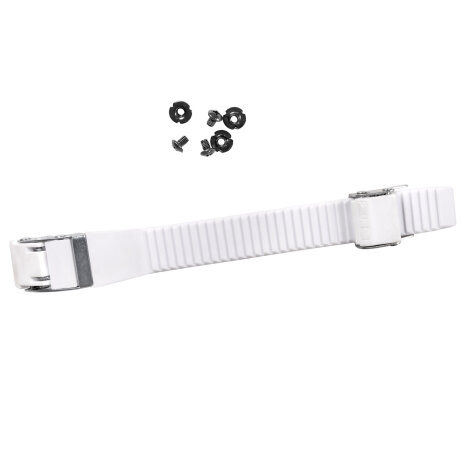 Powerslide Ersatzschnalle Classic Buckle Weiß 20cm/Rechts