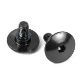 Powerslide Swell/Kaze Schaft Schrauben (schwarz, 2er-Pack)