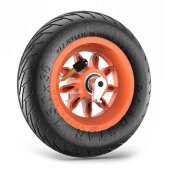 Skike 6 inch Wheel orange with Reverse Lock 9SO-RS-RLS