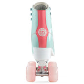 Rio Roller Roller Skates Script teal/coral