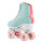 Rio Roller Roller Skates Script teal/coral