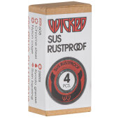 WCD Wicked SUS Rustproof Kugellager (4er-Pack, rostfrei)