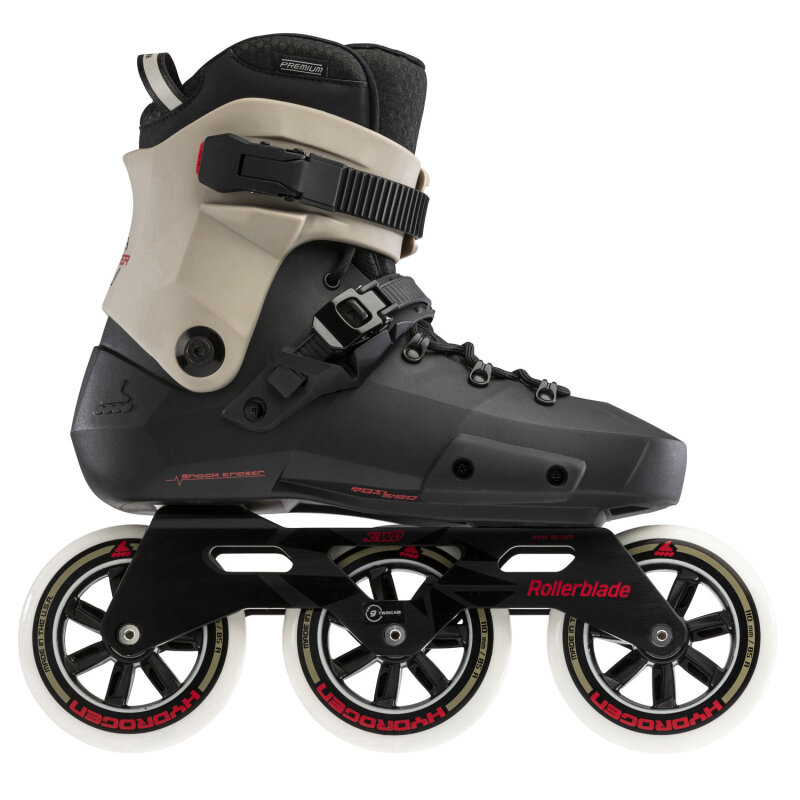 Rollerblade Inlineskates Twister Edge 110 3WD schwarz, sand