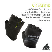Rollerblade Race Gloves Handschuhe schwarz