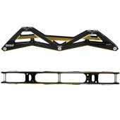 Powerslide Race Schiene 3X4 - 3x125mm - 13.0 (Schwarz/Gold)