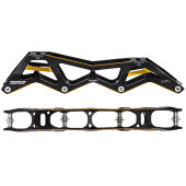 Powerslide Racing Schiene 3X4 - 4x90mm - 11.0 (Schwarz/Gold)