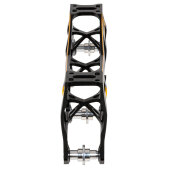 Powerslide Racing Schiene 3X4 - 4x90mm - 11.0 (Schwarz/Gold)