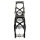 Powerslide Racing Frame 3X4 3x110/1x100 (Black/Gold)