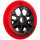 Undercover Rollen Raw Red 125mm (6er-Pack)