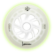 Luminous LED-Wheels 125mm White Glow (Set of 3)