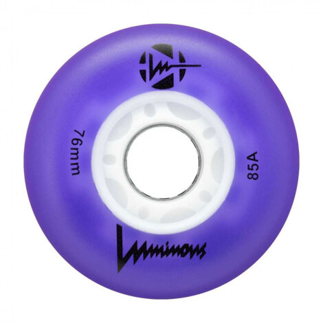 LUMINOUS LED-Wheels 76mm Blue (Set of 4)