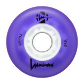 LUMINOUS LED-Wheels 76mm Purple (Set of 4)