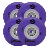 LUMINOUS LED-Wheels 76mm Purple (Set of 4)