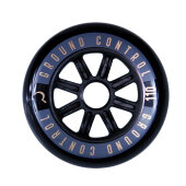 GROUND CONTROL Inlineskate wheel 110mm/85a black/gold...