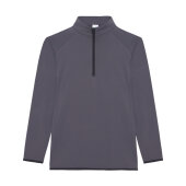 JUST COOL Sport Shirt 1/2 Zip Charcoal/Black